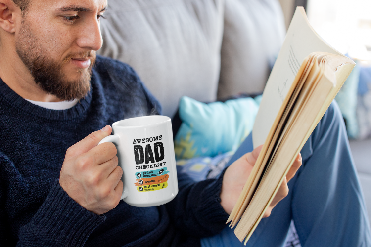 Cană ceramică - Awesome dad checklist 3