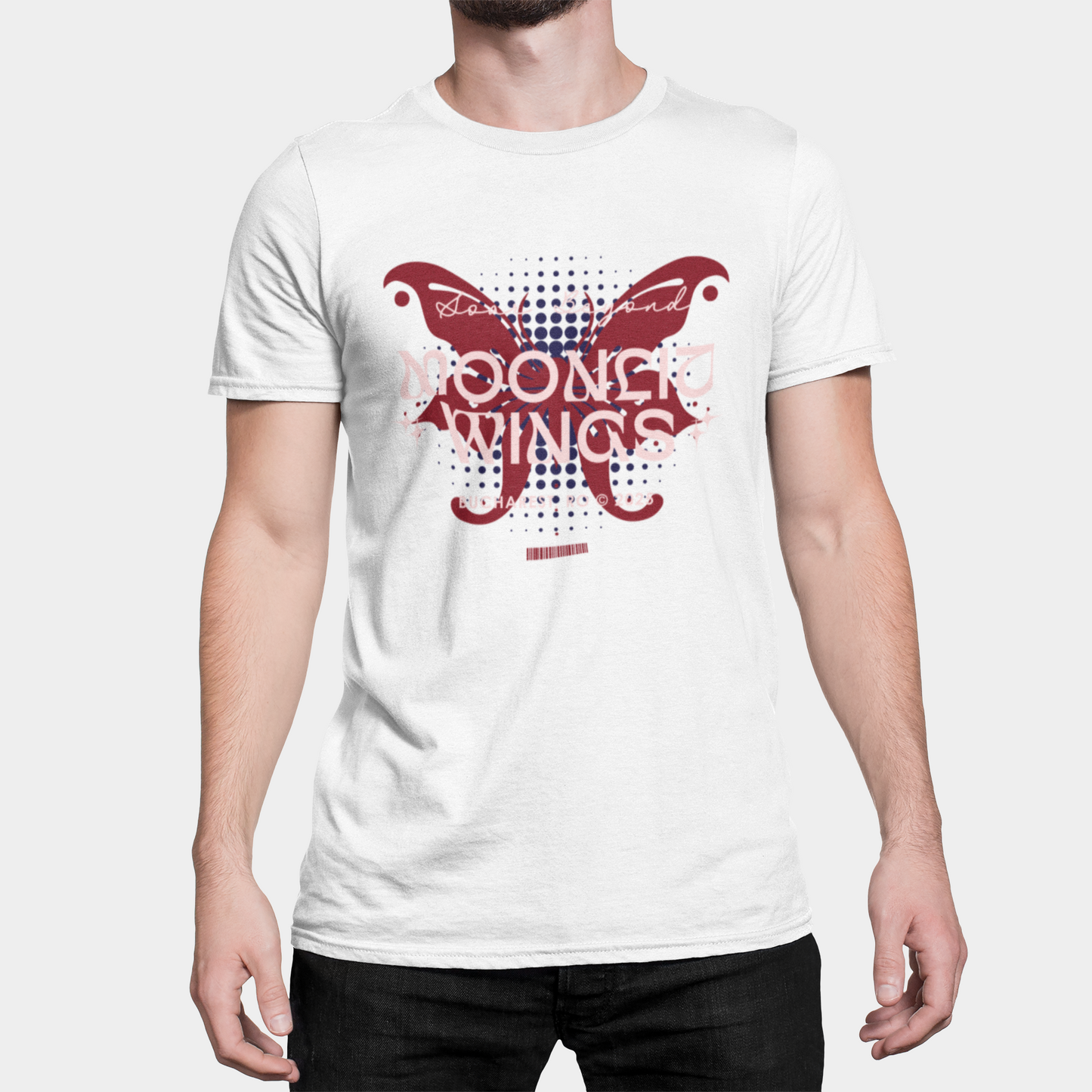 Tricou Unisex Streetwear Moonlit Wings