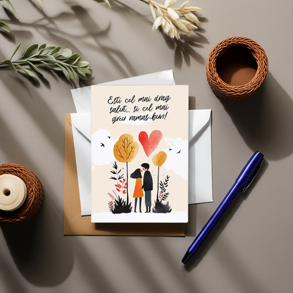 Felicitare - Esti cel mai drag salut - PrintPop