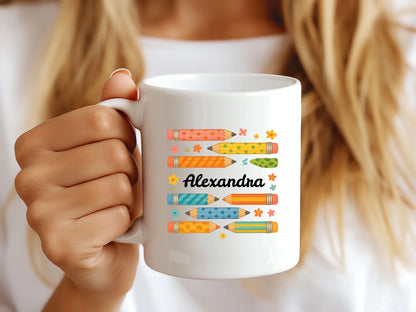 Girl holding mug mockup 7