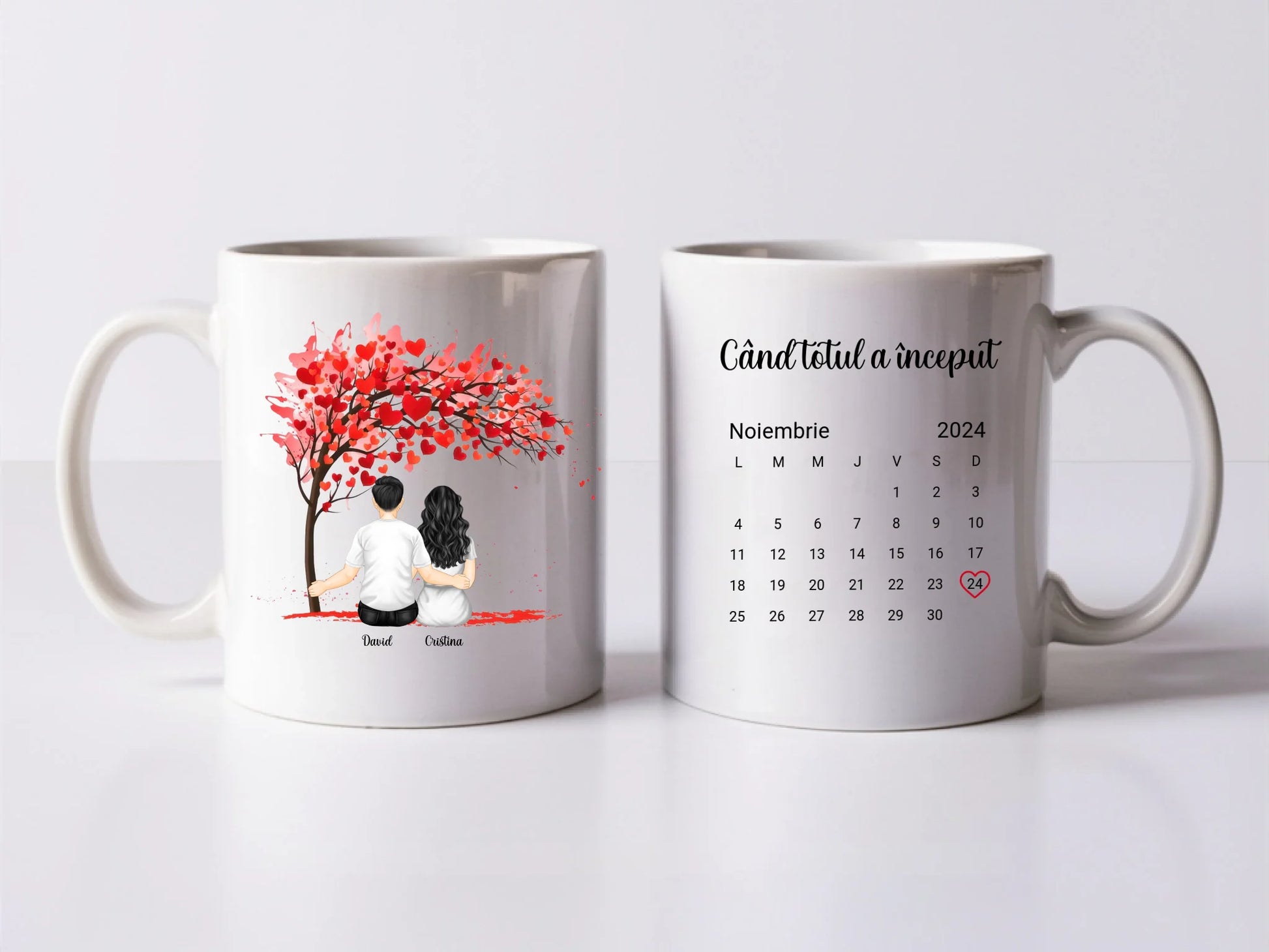 34. Front and Back Mug Mocku  - 15 oz. Mugs Mockup Sidef