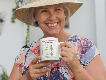 Cană ceramică cu mesaj amuzant - Program pensionar