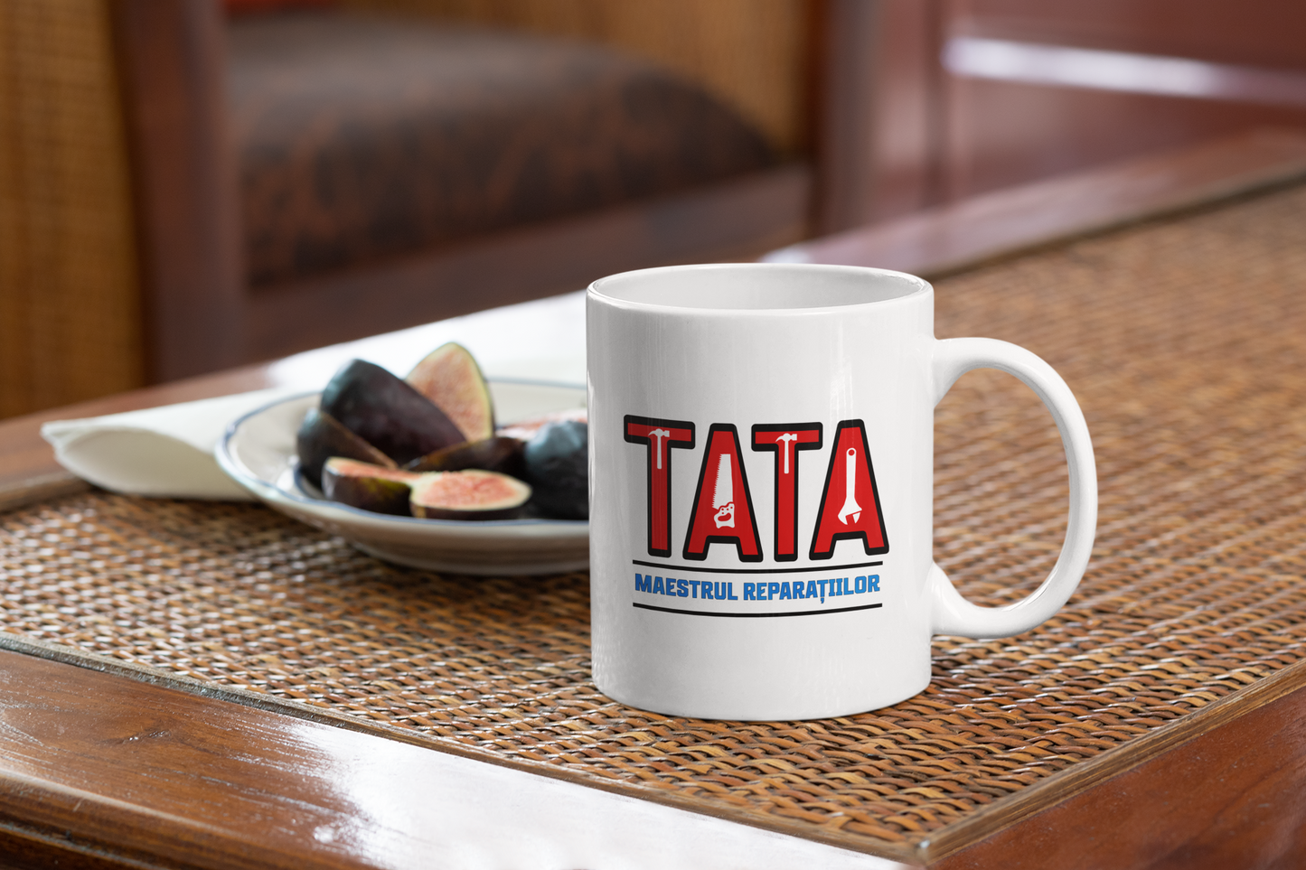 Cană ceramică cu mesaj - Tata, maestrul reparatiilor
