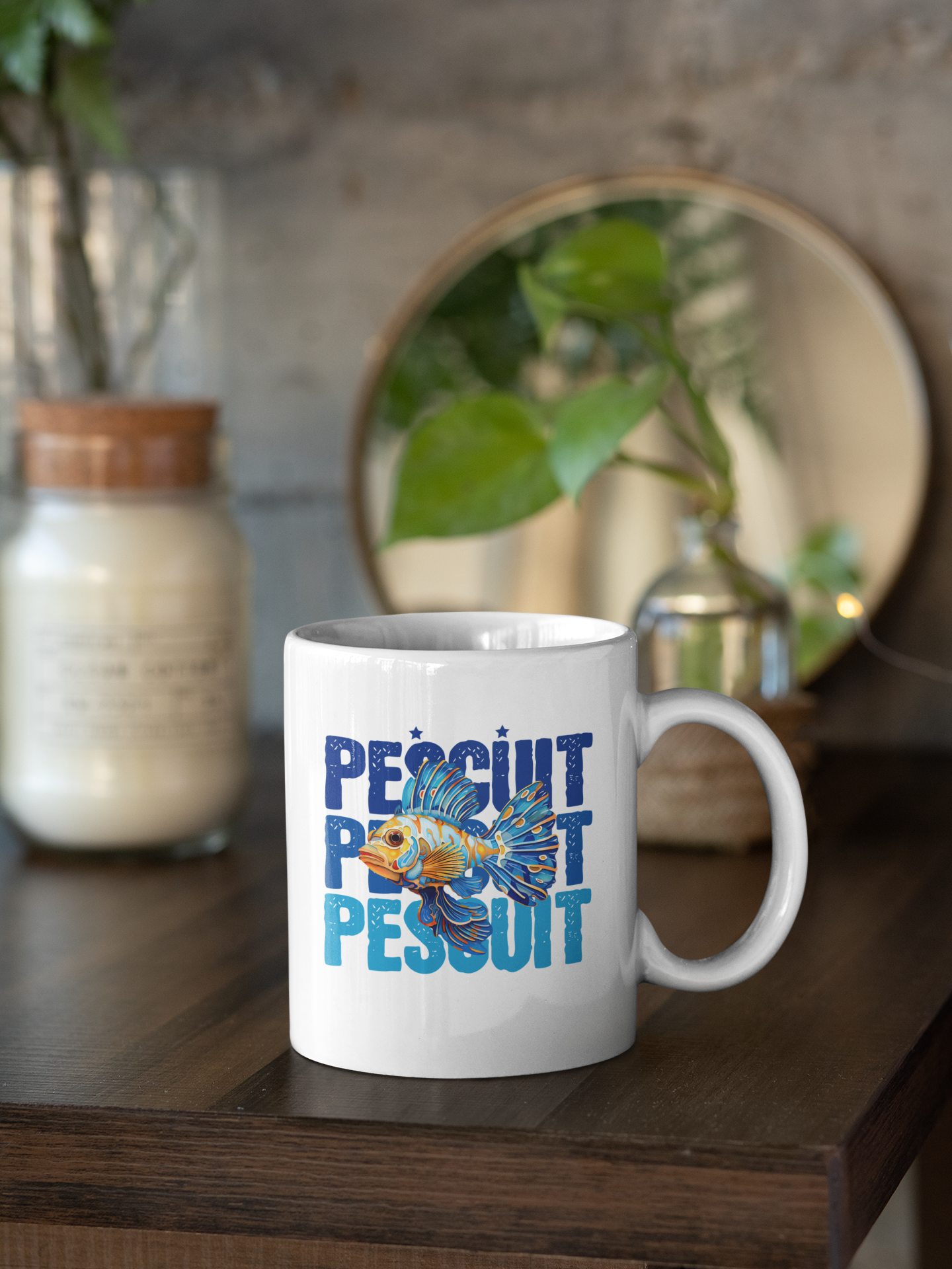 Cană ceramică cu model - Pescuit, Pescuit, Pescuit