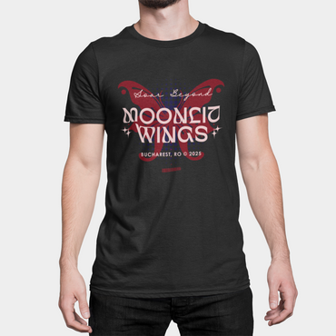 Tricou Unisex Streetwear Moonlit Wings